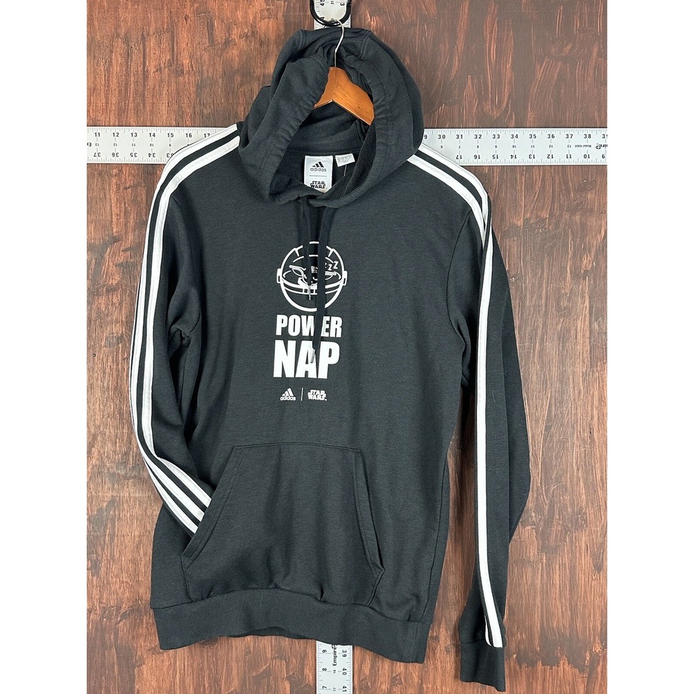 adidas x Star‎ Wars The Mandalorian Grogu The Child Power Nap Hoodie Mens Small